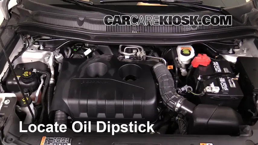 2016 Ford Explorer Limited 2.3L 4 Cyl. Turbo Aceite Controlar nivel de aceite